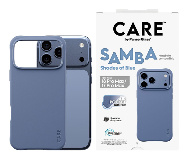 PanzerGlass CARE™ Samba do iPhone 18 Pro Max / 17 Pro Max Blue - 1604014 - zdjęcie 2
